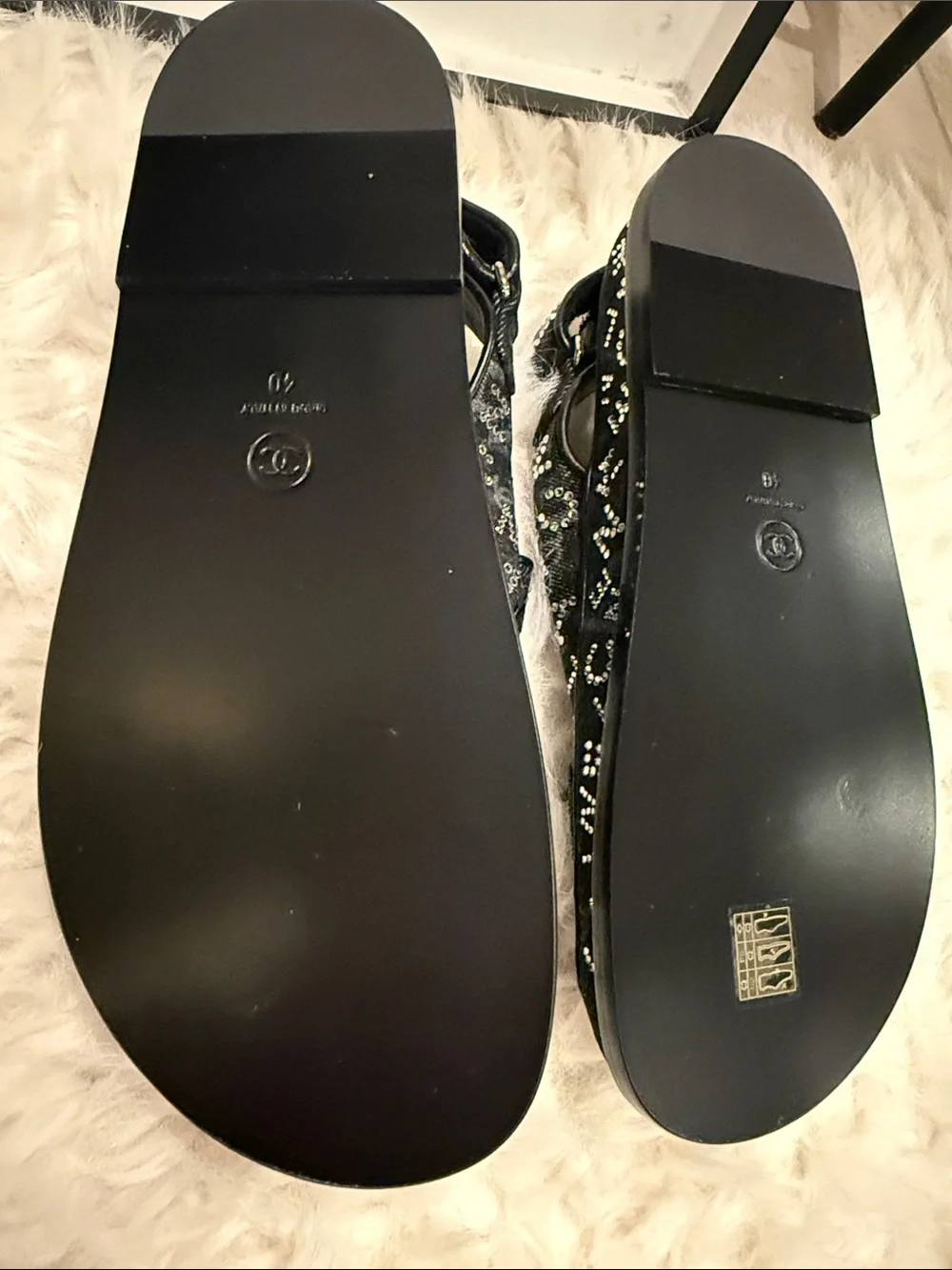 CHANEL designer sandals
